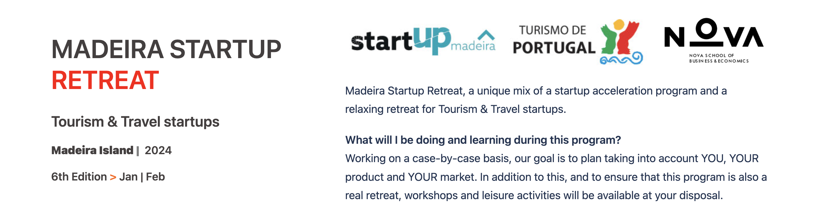 Startup Madeira Retreat Intro